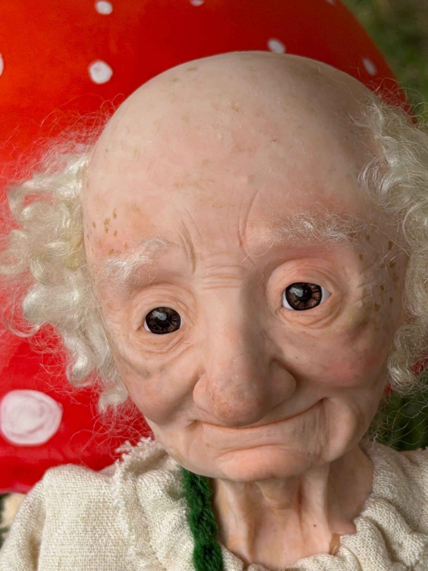 Baldur o Baldar, es el Anciano Sabio del Bosque, Figura de Colección en Porcelana Fría