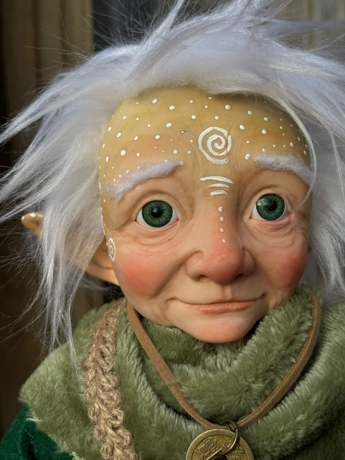Obin duende artesanal de energía espiral