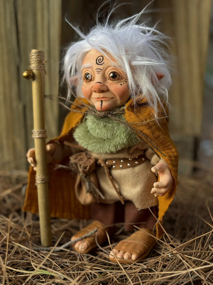 Obin duende artesanal de energía espiral
