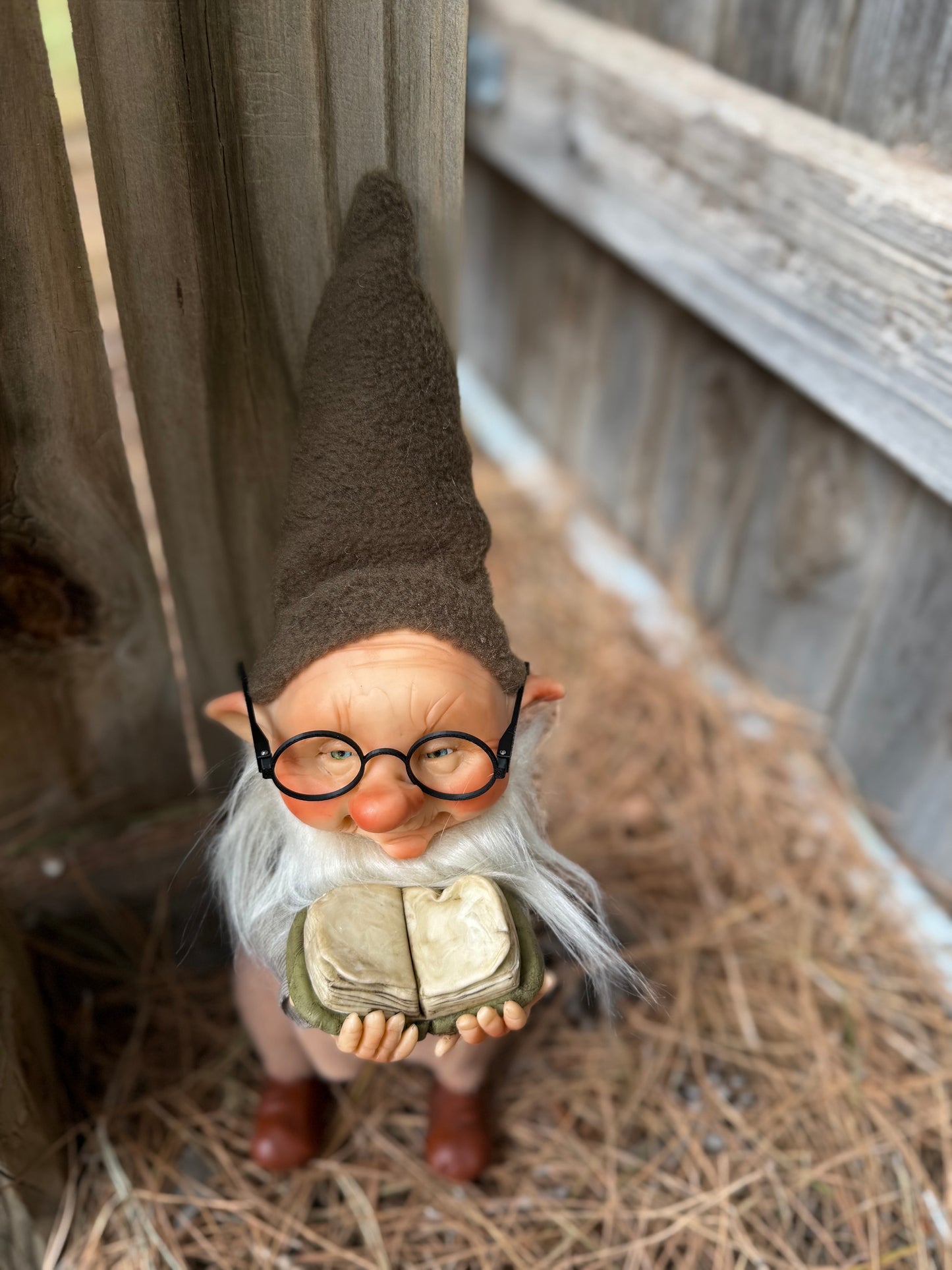 Duende Sabio del Bosque Ancestral | Guardián de la Sabiduría | Duende Artesanal de 30 cm