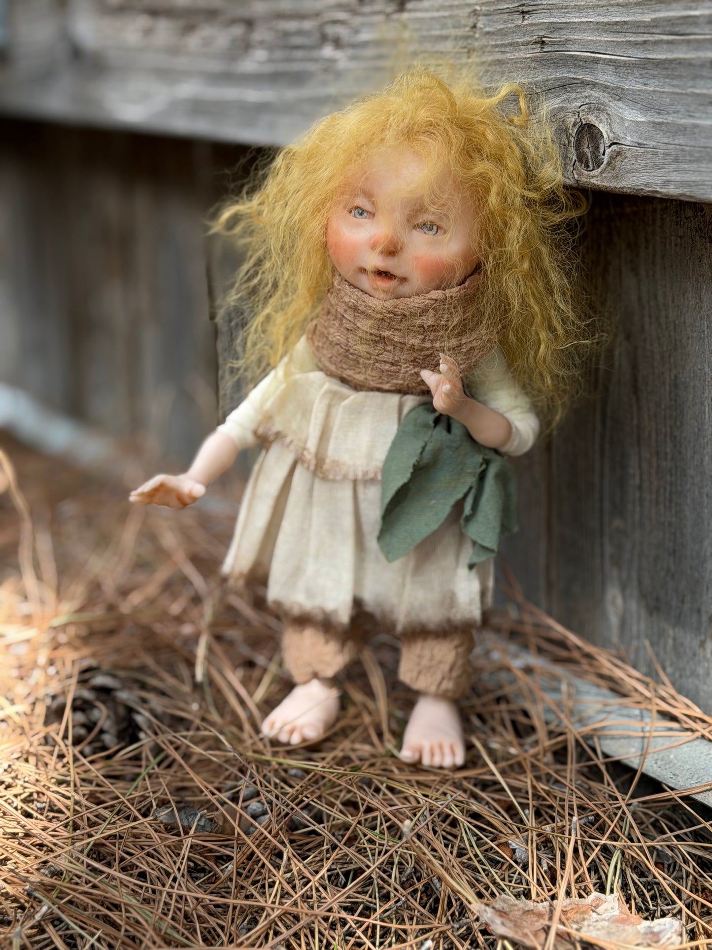The Twin Forest Keepers, OOAK Handmade Elf Pair | One-of-a-Kind Forest Guardians