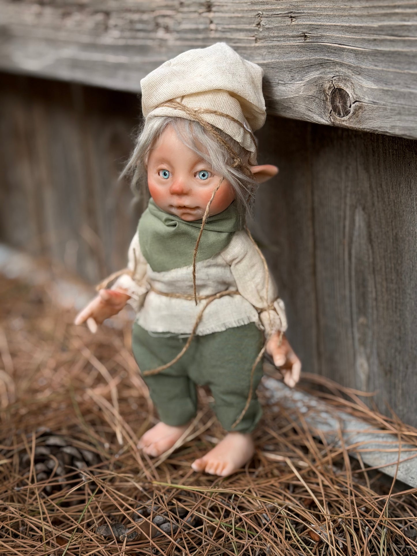 The Twin Forest Keepers, OOAK Handmade Elf Pair | One-of-a-Kind Forest Guardians