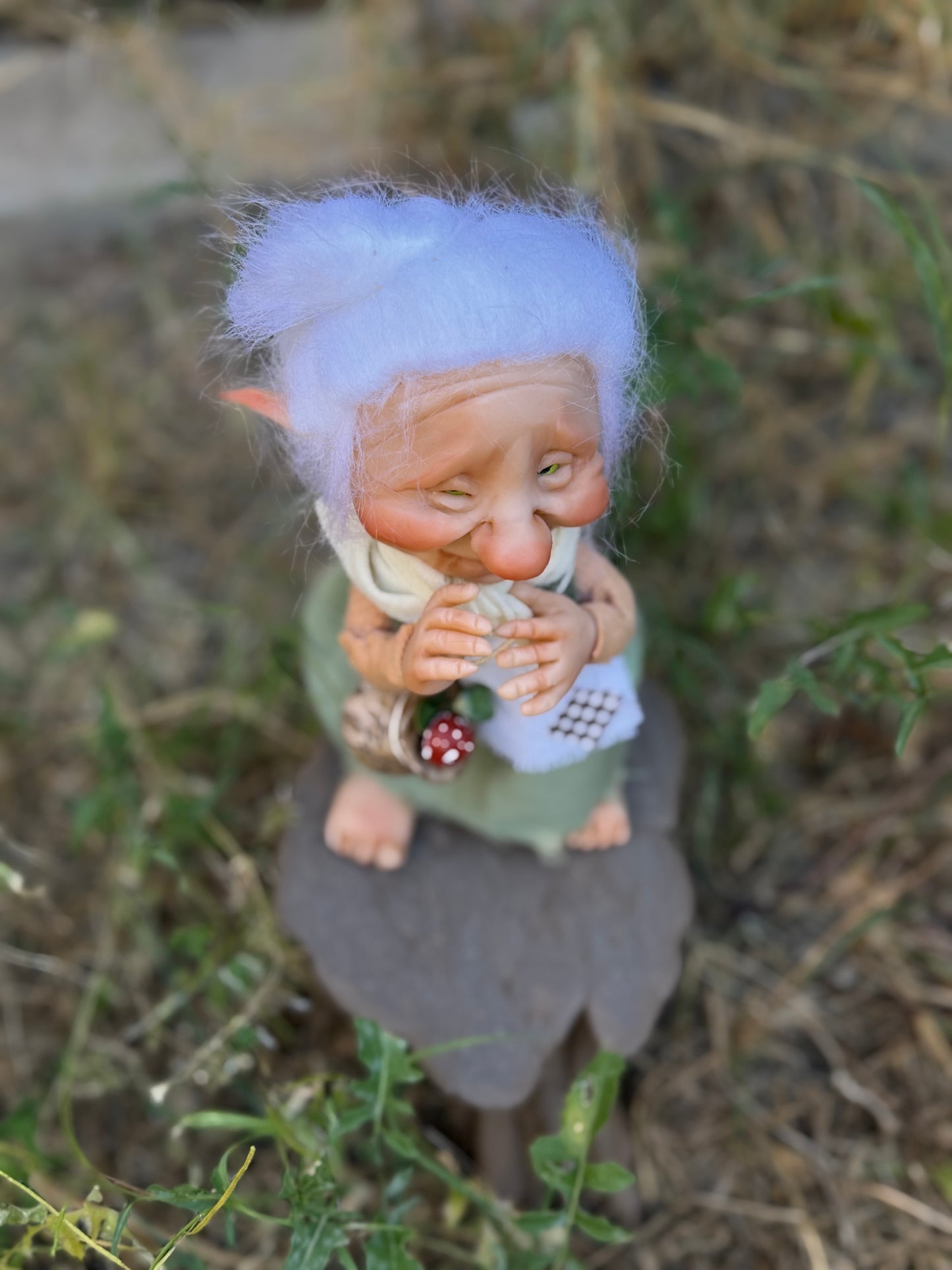 Duendecita Anciana del Bosque | Guardiana de Sabiduría y Calma. Abuela 3