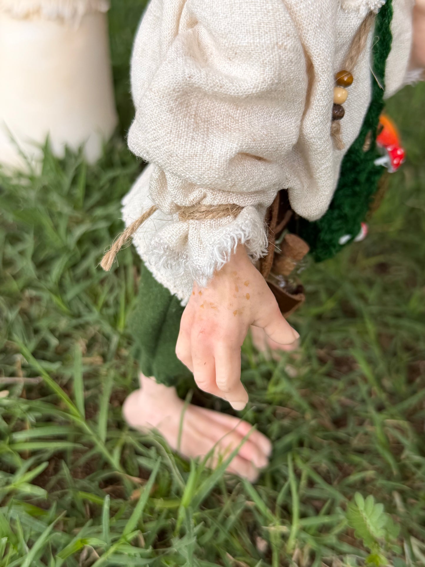 Baldur o Baldar, es el Anciano Sabio del Bosque, Figura de Colección en Porcelana Fría