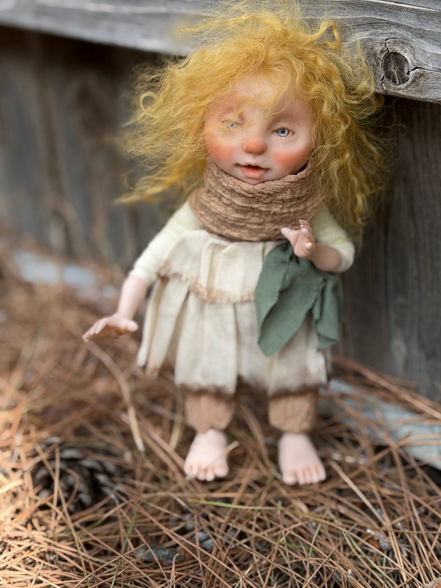 The Twin Forest Keepers, OOAK Handmade Elf Pair | One-of-a-Kind Forest Guardians