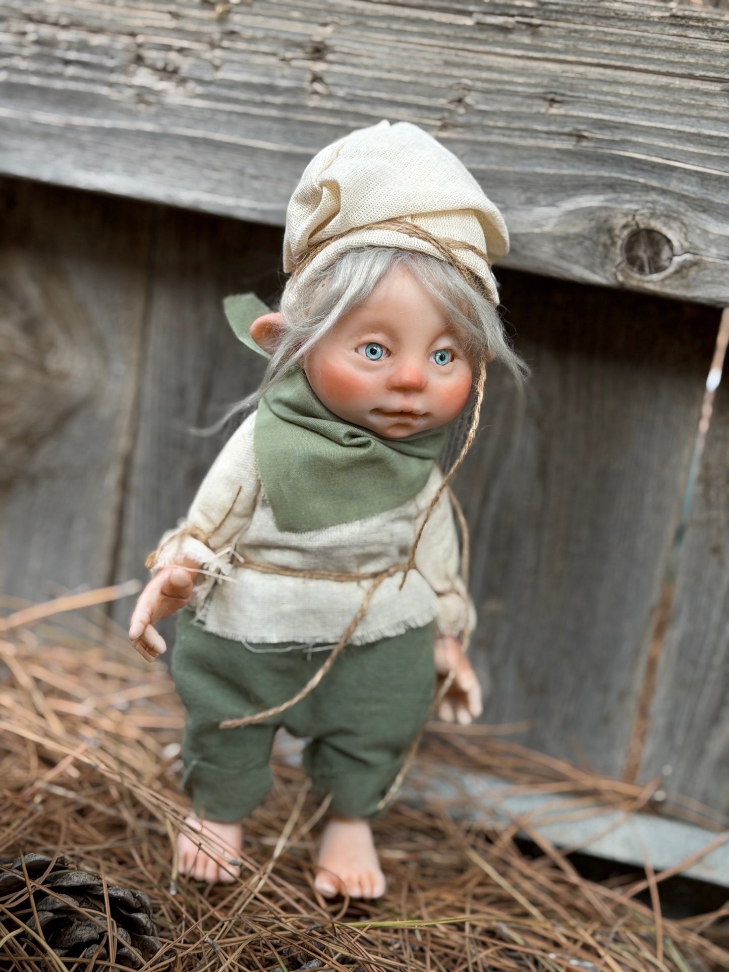 The Twin Forest Keepers, OOAK Handmade Elf Pair | One-of-a-Kind Forest Guardians