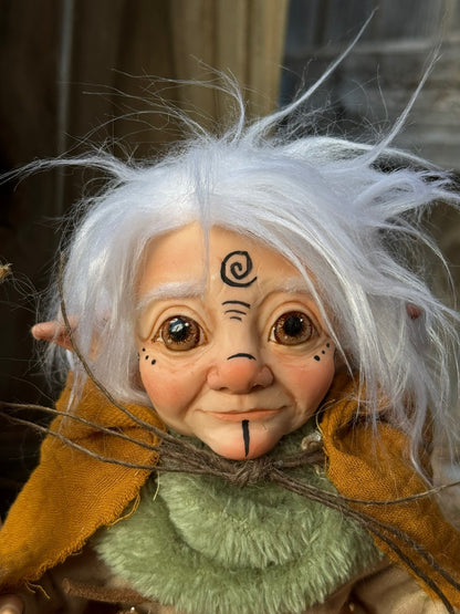 Obin duende artesanal de energía espiral